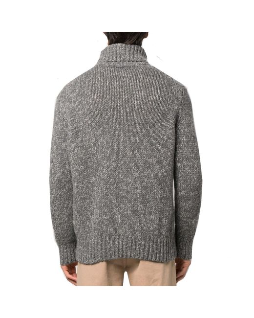 Brunello Cucinelli Gray Cashmere Knitwear for men