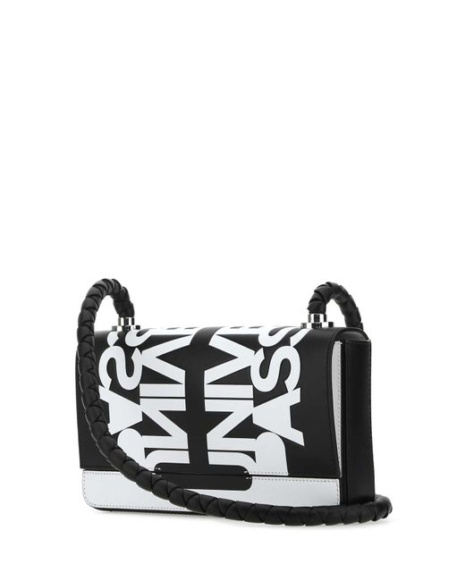 Burberry Black Two-Tone Leather Crossbody Bag for men