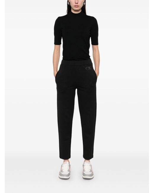 Calvin Klein Black Pantaloni Ck