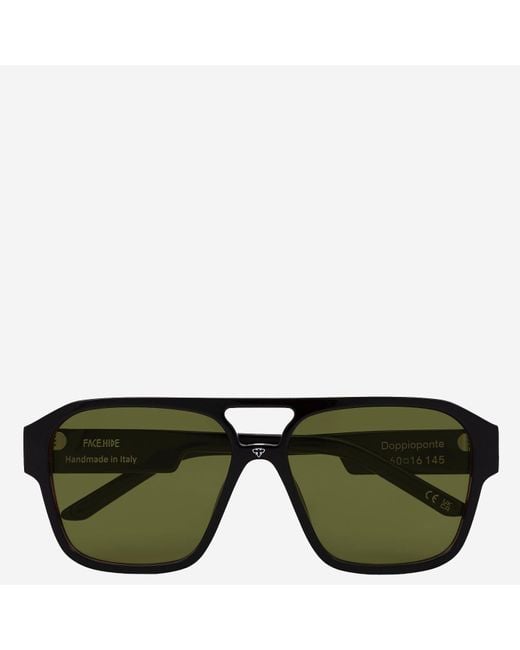 Viso Occhiali Da Sole Logo di FACE HIDE in Green da Uomo