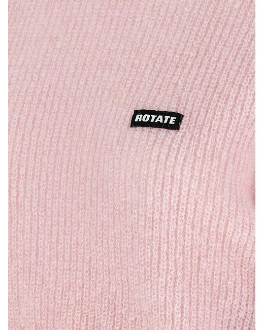 ROTATE BIRGER CHRISTENSEN Roteer Birger Christensen 'knit Puff' Trui in het Pink