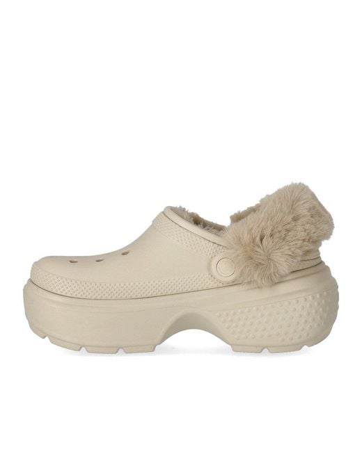CROCSTM Natural Stomp Lined Stucco Clog for men