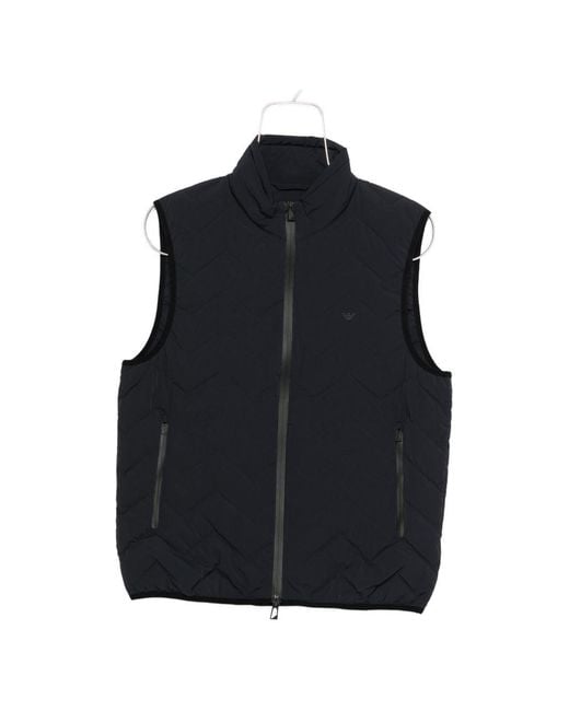 Emporio Armani Blue Down Vest