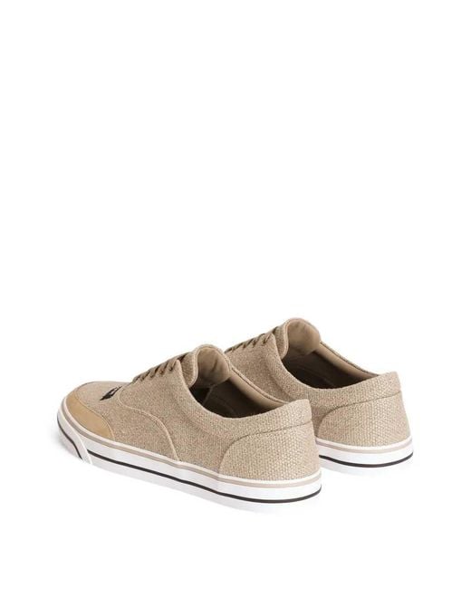 Dolce & Gabbana Natural Dg Sailing Linen Sneakers