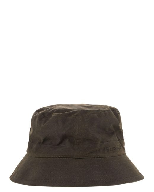 Barbour Green Sporthut Wax for men