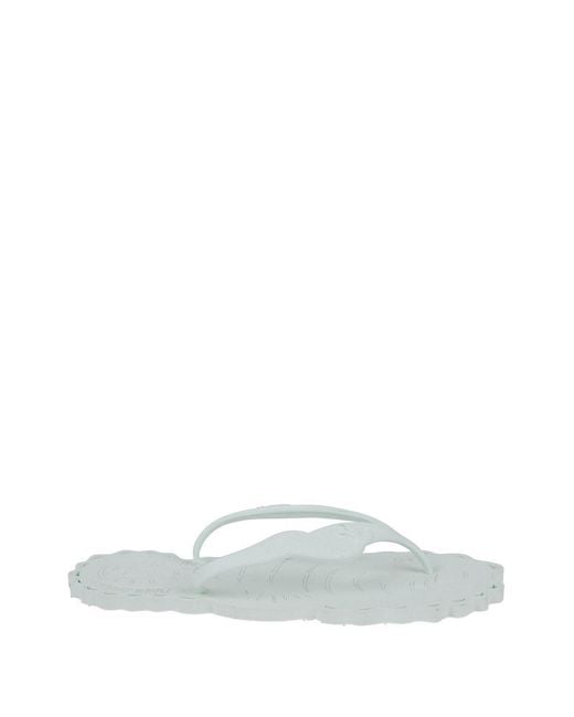 Zimmermann White Seafoam Thong Sandals