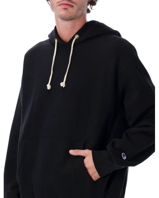 Champion Blue Relaxed-Fit Fleece Hoodie