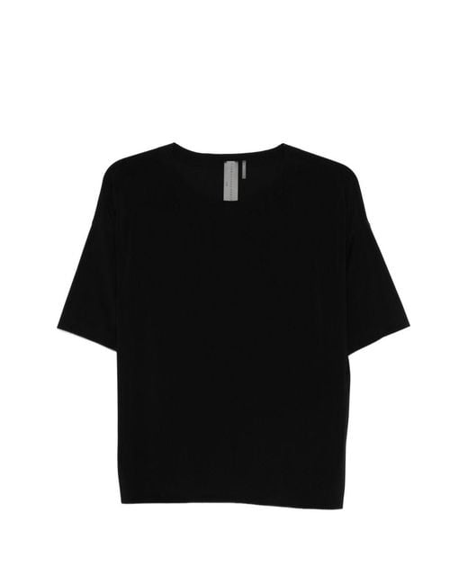 Norma Kamali Black Short-Sleeves T-Shirt
