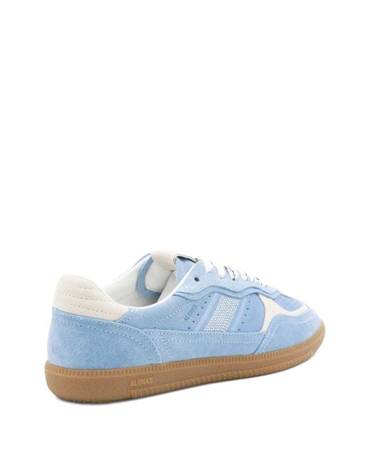 Alohas Blue Tb.490 Rife Cornflower Cream Leather Sneakers