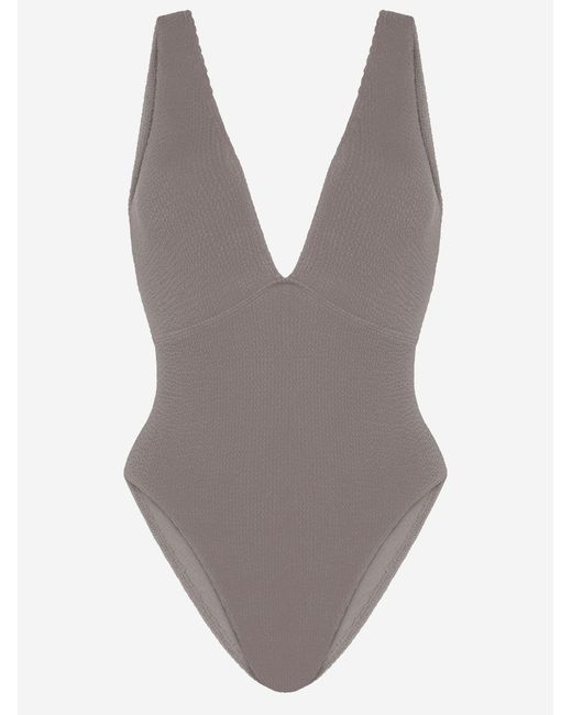 Sorbet Island Gray Ariel One Piece Swimsuit