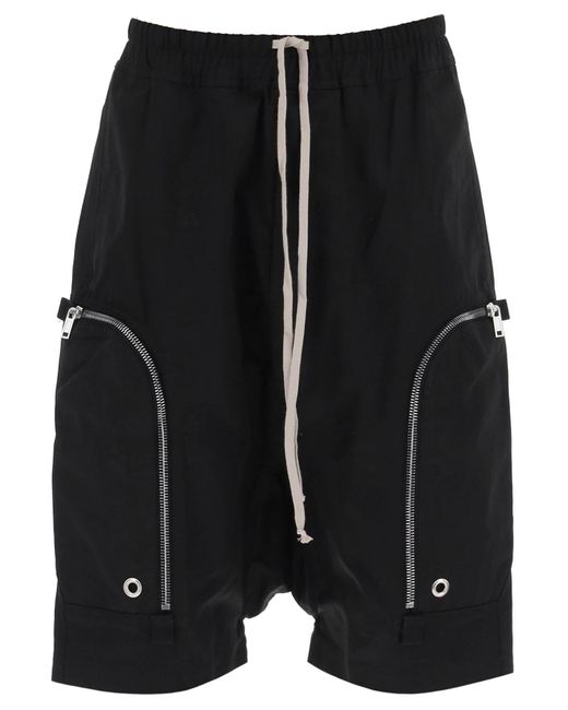 Rick Owens 'Bauhaus' Shorts in Black für Herren