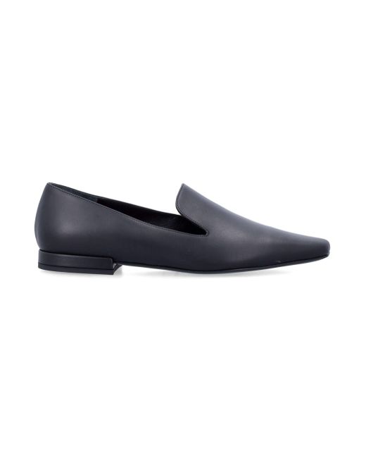 Loulou Blue Flache Schuhe schwarz