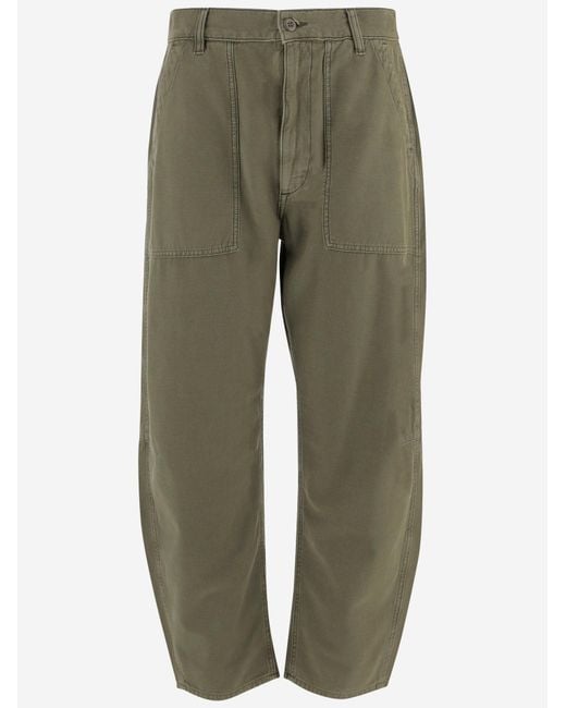 Polo Ralph Lauren Green Ricky Cotton Trousers
