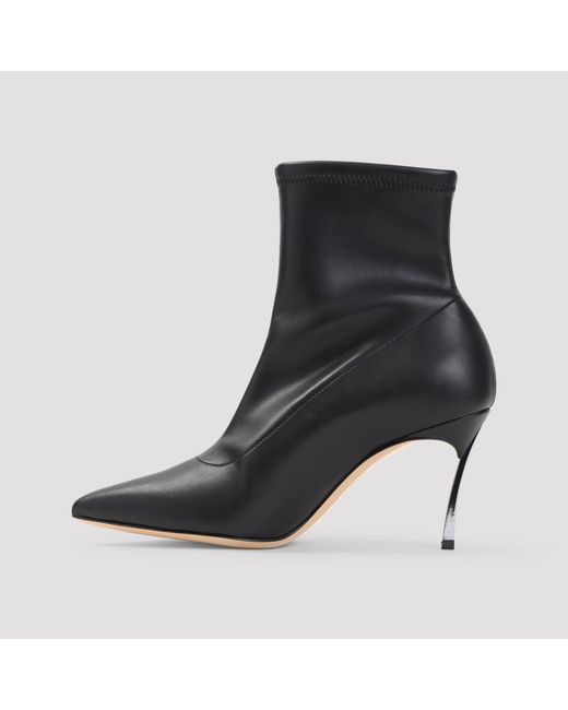Casadei Black Blade Bootie