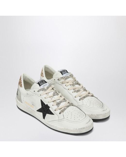 Golden Goose Deluxe Brand White Sneakers Ball Star Withe/ With Glitter