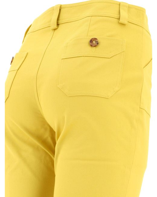Ines de la Fessange "Charlotte" pantalon Ines De La Fressange Paris en coloris Yellow