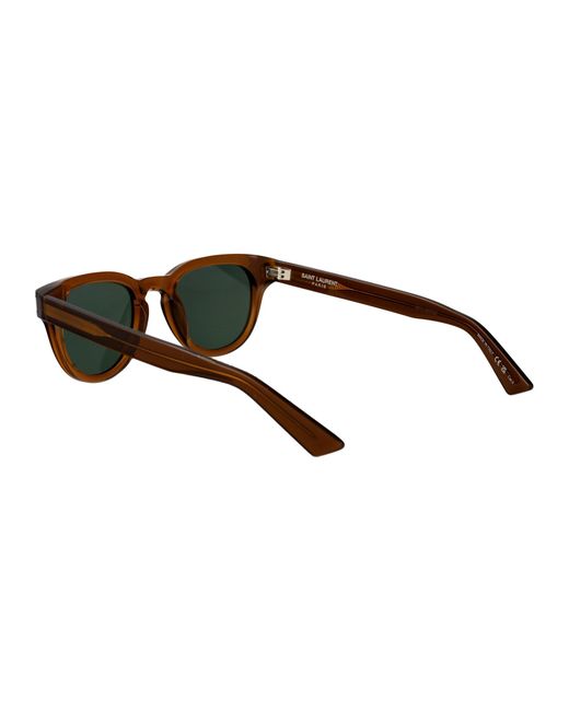 Saint Laurent Green Acetate Sunglasses