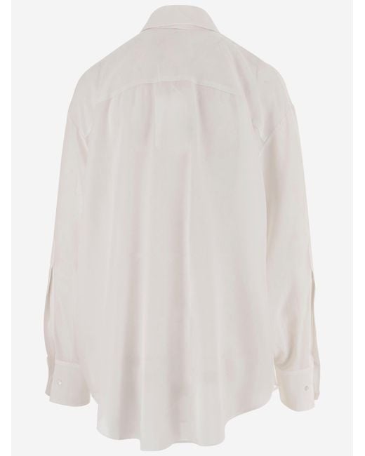 Sa Su Phi White Silk Shirt