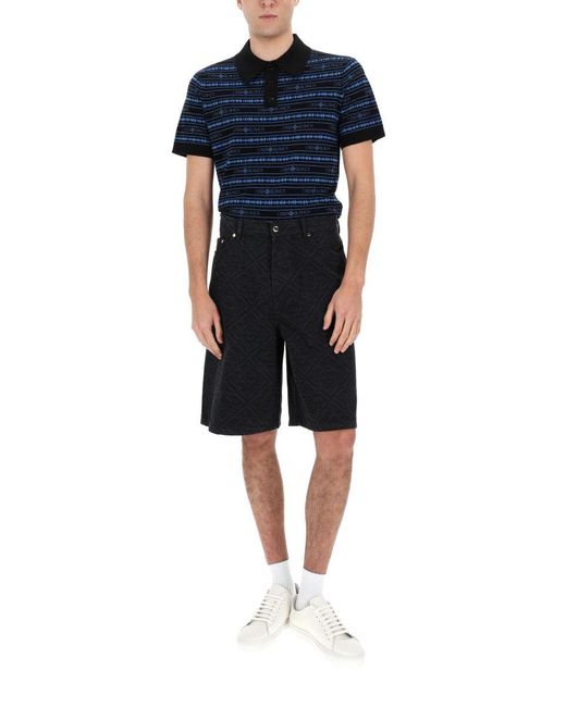 Casablanca Blue Polo Merino