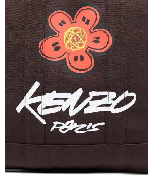 KENZO Black Shopper Tote Bag
