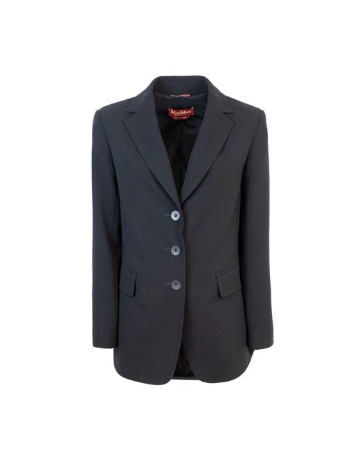 Max Mara Blazer Terni Nero in het Blue