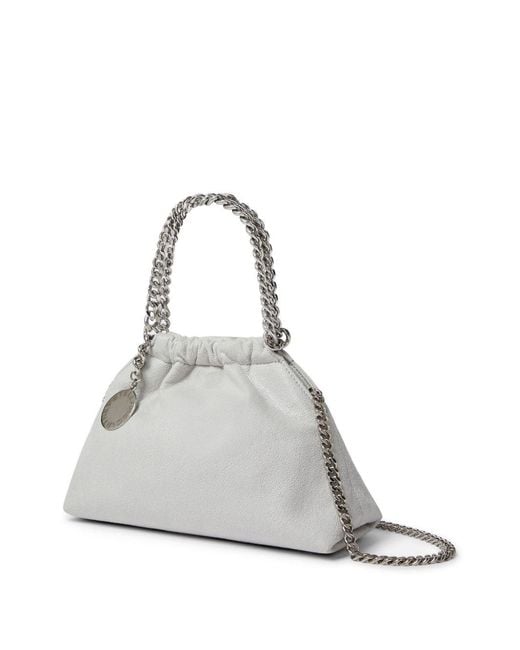 Stella McCartney White Falabella Drawstring Mini Tote