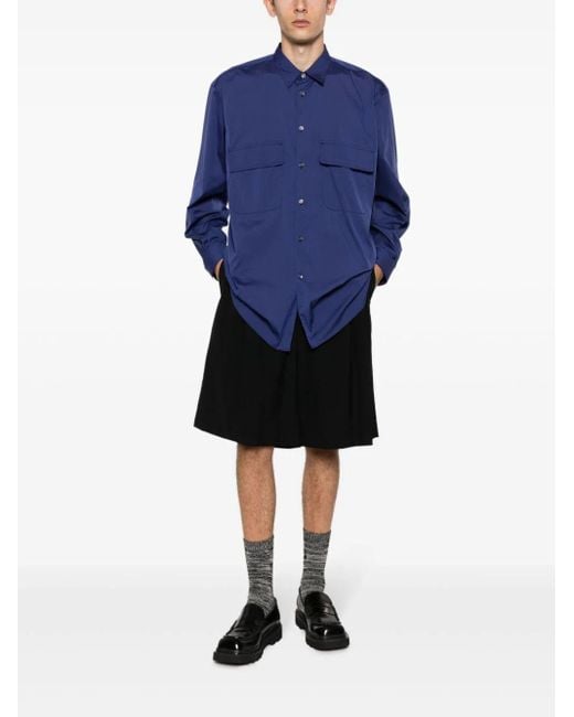 Comme des Garçons Blue Shirt Woven