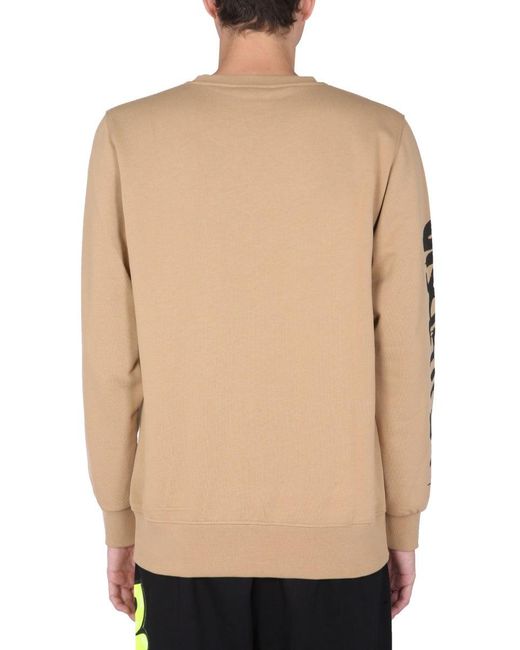 DISCLAIMER Black Crew Neck Sweatshirt for men