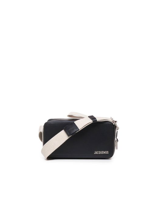 Jacquemus Le Cuerda Horizontal Black Bag für Herren