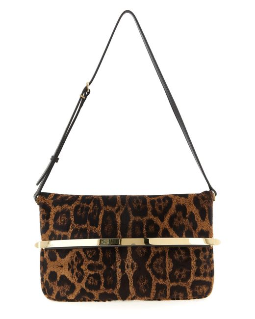 Tod's Metallic Tod 's ' Magenta Bag Flap 'Umhängetasche