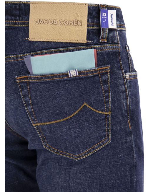 Nick Slim Fit Jeans di Jacob Cohen in Blue da Uomo