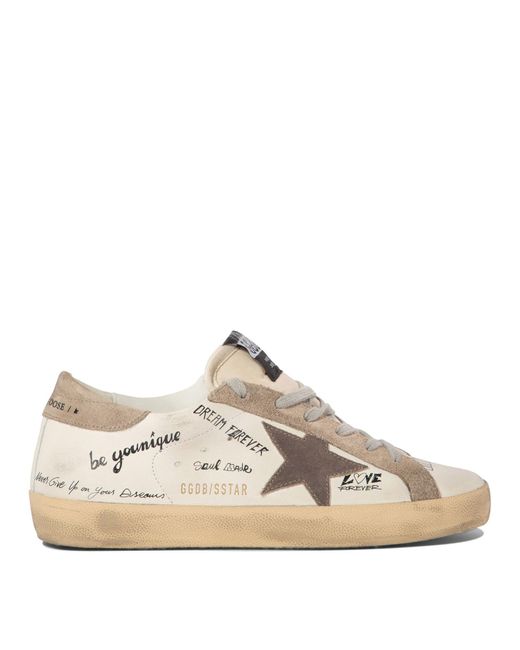 Golden Goose Deluxe Brand White "Super-Star Classic" Sneakers for men