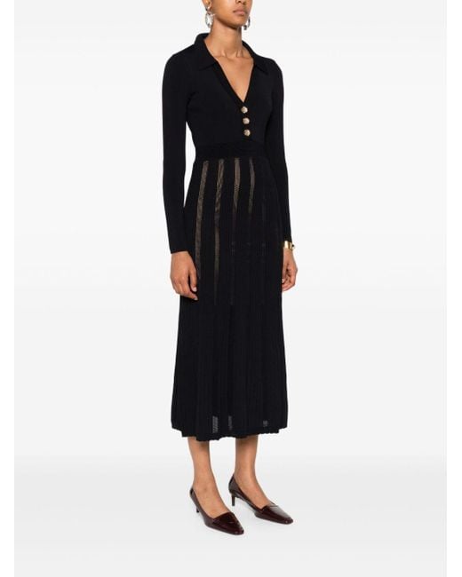Twinset Black Doppelte Kleider schwarz
