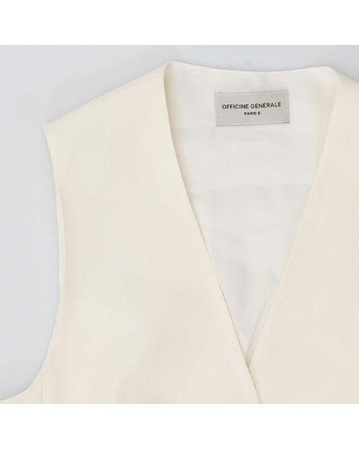 Officine Generale Natural Jackets Beige