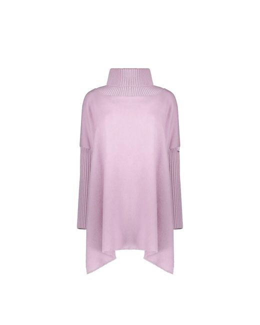 Herno Purple Turtlenecks