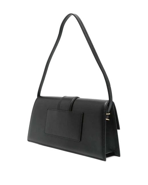 Jacquemus Black Le Bambino Long Leather Crossbody Bag