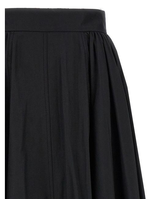 スカート THE ANDAMANE SS25 'Winona' skirt (TM170367ATNC181 BLACK) high waist maxi skirt black - designer skirts - The Andamane