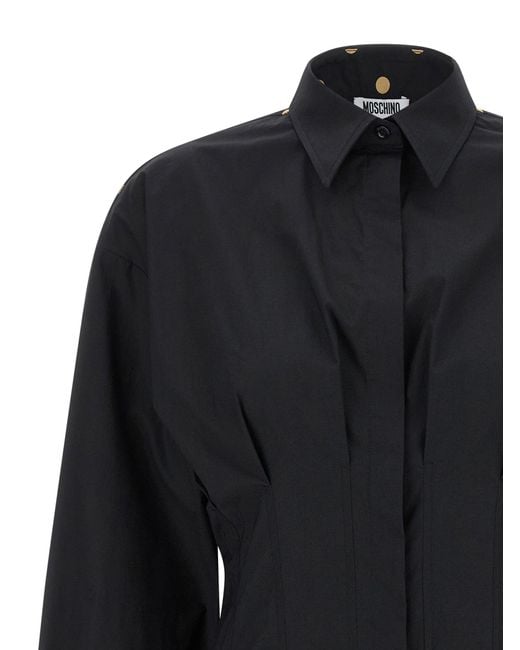 Moschino Black Printed Shirt