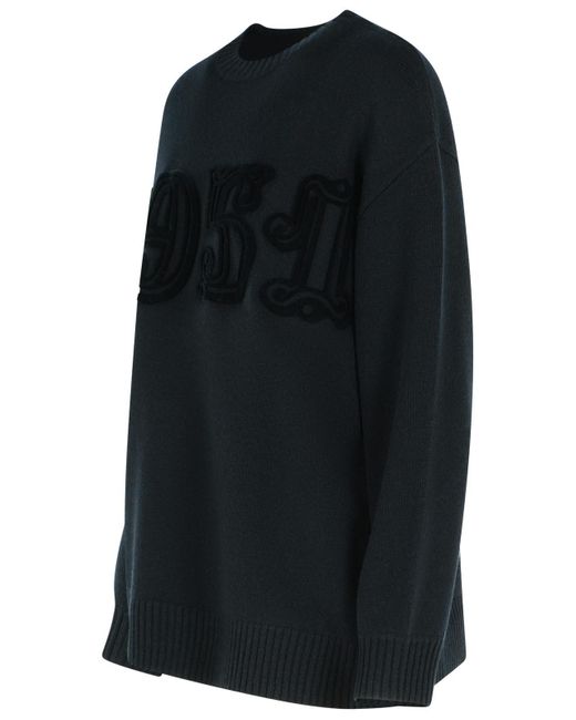 Max Mara Black Wool And Cashmere Sweater
