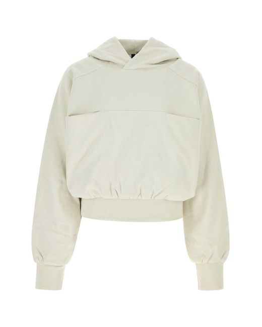 Entire studios White Chalk Cotton Sweatshirt