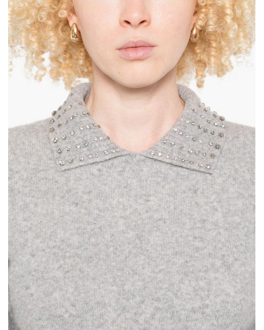 Twinset Gray Twin -Set -Pullover grau
