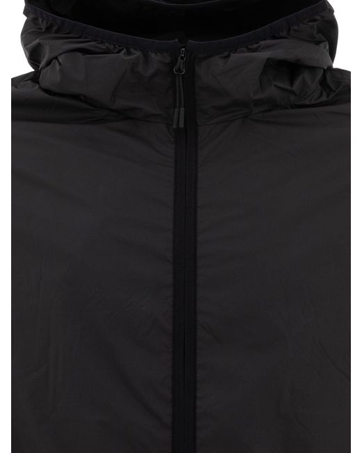 Hiking Patrol Black Windproof Hooded Jacket for men