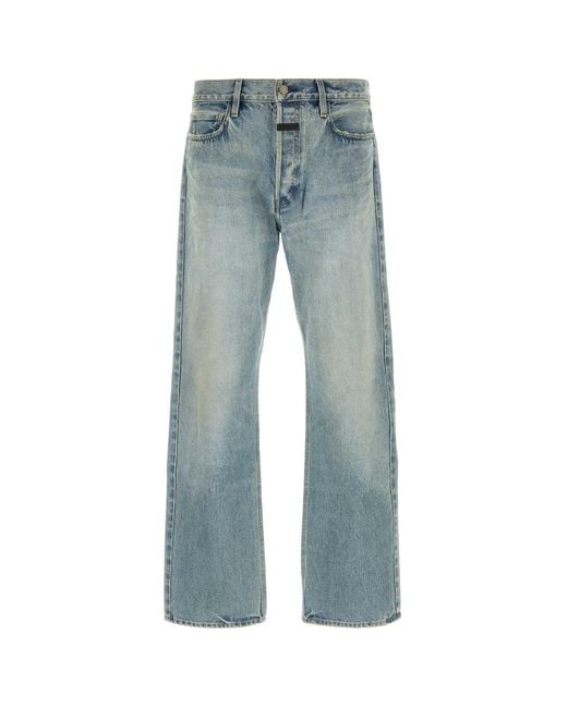Fear Of God Blue Denim Jeans for men