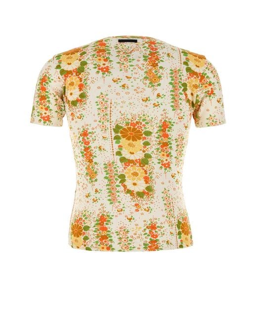 Prada Yellow T-Shirt for men