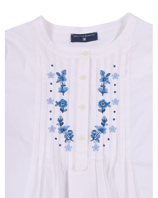 Ermanno Scervino Purple Camicia Guru Con Applicaz
