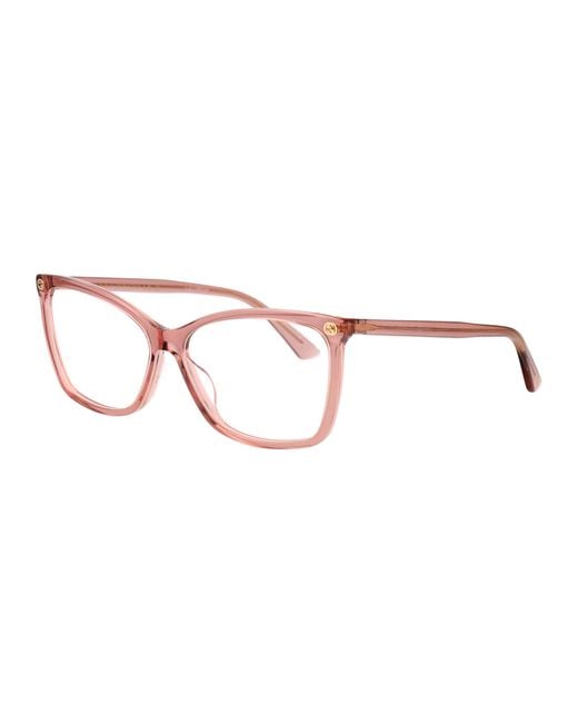 Gucci Brown Cat Eye Optical Gg0025 O 023