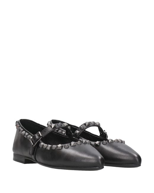 Ash Black Flat Shoes