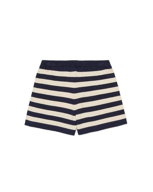MAX&Co. Blue Bermuda With Logo