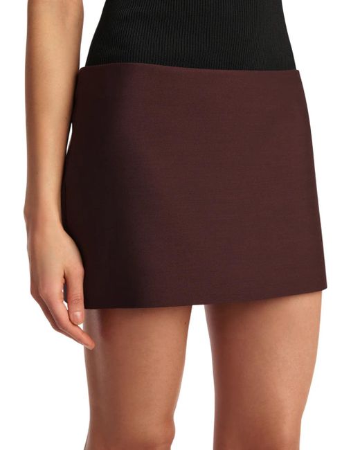 Falda jett Khaite de color Red