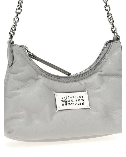 Maison Margiela White 'Glam Slam Hobo Micro' Shoulder Bag